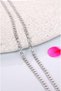 Men's Steel Necklace Silver Color 45 Cm