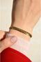 Unisex Gold Color Thick Steel Chain Bracelet - 3