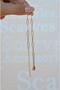 Men's Gold Thin Paperclip Model Steel Chain Bracelet - 3