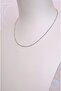 Thin Steel Chain Necklace 45 cm - 3