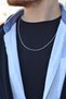 Silver Color Steel Chain Men's Necklace - 3