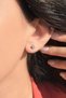 3 Mm Small Size Solitaire Earring Silver Color