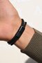 Men's Multiple Leather Bracelet Simple Design Men's Bracelet Suitable for Daily Wear - 6