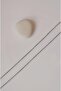 Men's Thin Italian Chain Necklace Silver Color - 2