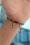 Mix Gray Dark Gray Tone Thin Men's Bracelet - 3