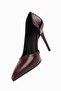Women's Massy Burgundy Shiny Stiletto - 4