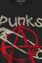 Punk Is Not Dead Rock Street Street Culture Printed Black T-shirt Unisex T-Shirt - 2