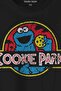 Cookie Monster Cookie Jurassic Park Printed T-Shirt Unisex T-shirt - 2