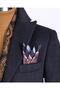 Italian Style Slim Fit Pointed Collar Wool Blend Cashmere Men's Coat Anthracite T13444 - 3