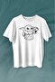 Baby Yoda Star Wars Mandalorian Silhouette Printed T-Shirt Unisex T-shirt