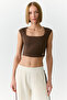 Nasya Urban Beat Women's Bitter Brown Bustier - 3