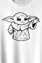 Baby Yoda Star Wars Mandalorian Silhouette Printed T-Shirt Unisex T-shirt - 2