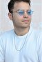 Silver Color Steel Chain Men's Necklace - 2