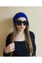 Blue New Season Women's Pompom Knitwear Knitted Beanie Hat - New Year Christmas Gift - 3