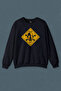 Navy Blue Sweatshirt Breaking Bad Series Movie Danger Printed Unisex Sweat