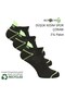 Caretta Eco-Friendly Repreve ®   Low Cut Running and Walking Socks 3 Pack Black. - 2
