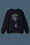 سويت شيرت أزرق داكن Gray Wolf Wolf Head Wolf Gray Gray Wolf مطبوع للجنسين