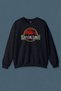 Navy Blue Sweatshirt Crystal Lake Horror Movie Jason Movie Movie Halloween Printed Unisex Sweat