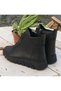 London K 1132005   Women's Genuine Leather Zipper Garnished Comfort Casual Boots - 7