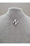 New Balloon Letter Necklace with Silver Steel Chain - 2