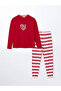 Lcw Dream Red Crew Neck Printed Women's Pajamas Set - 5