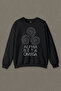 Black Sweatshirt Alpha Alpha Beta Omega Teen Wolf Unisex Printed Sweat
