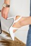 Thin Heels Pointed Toe Beret Fancy Sandals Summer Shoes-White-Byc1108 - 5