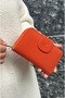 Orange Wallet Women's Wallet with Coin and Card Compartment - 8