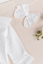 Scallop Collar Double Cotton Combed Cotton Baby Girl Set - 5