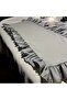 Gray Runner Ruffle Tablecloth 40X110 cm Ruffle Runner - 5