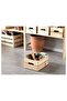 Brown Pine Wooden Box - 23X31X15 cm - 2
