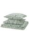 Double bed linen set, pink-white, 240x220/50x60 cm 80% cotton, 20% viscose/rayon - 3