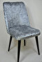 Large Oval Chair Cover Velvet Fabric