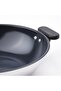 MIDDAGSMAT WOK Pan - Non-Stick Ceramic Coating, Stainless Steel - 4