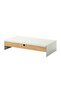 Elloven Bamboo Desktop Computer Monitor Screen Riser Stand with Drawers