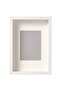 Sannahed 21x30 Cm A4 White Flower Deep Box Frame Wooden Photo Picture Frame - 4