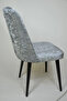 Large Oval Chair Cover Velvet Fabric - 5