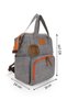 Mother Baby Care Backpack with Strap Attachment and Mommy Bag Shoulder Bag Set of 2 with Keychain Gift - 2