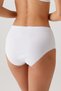 Women's 3-Piece Economical Pack V223923 Chain Stripe Lace Cotton Combed Cotton High Waist Bato Panties - 6