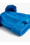 Pompom ear detailed beanie - 3
