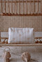 100% Cotton Muslin Care Bag - Ribbon / Beige - 4