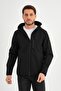 Polar Waterproof Softshell Fabric Hooded Coat with Zipper Inside (E24-Mnt-01) - 3