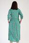 Women's Plus Size Capri Sleeve Green Dress C0T1N0O303 - 4