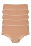 Women's Panties 5 Pack High Waist Cotton Lycra Skin