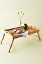 Bamboo Bed Enjoyment Tray with Folding Legs (50cm*30cm), Portable Tray - 3