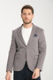 Modern Men's Blazer Mono Collar Sports Jacket Knitted - 4