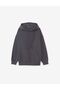 Winter Men's Anthracite Hooded Sweatshirt - 2