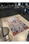 Light Tone Multicolor Flower Rose Pattern Creative Modern Decorative Carpet 2068 - 2