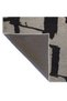 Black Beige Themed Abstract Abstract Patterned Creative Modern Decorative Carpet 3006 - 4