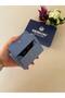 Genuine Leather Wallet with Small Loose Card Holder Misha Model Light Blue - 3